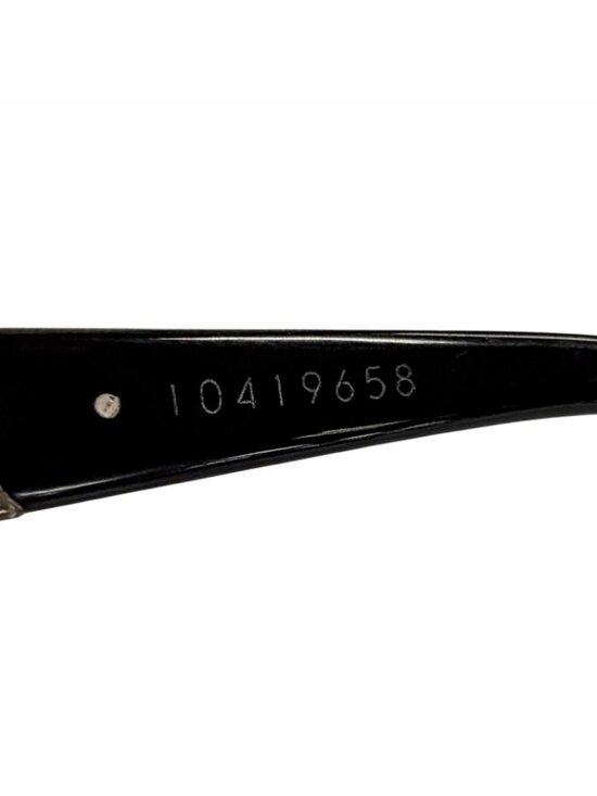 Chrome Hearts Mflaps Part 925 Acetate Teardrop Sunglasses Black Silver 63